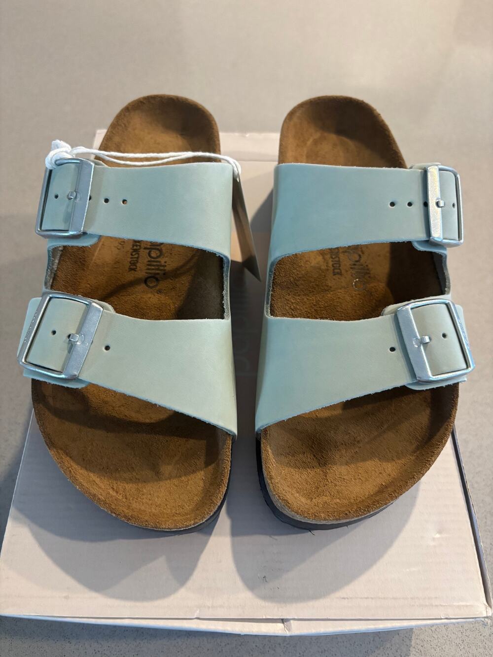 NWT Birkenstock Arizona Papillio Platform - size 38 (7-7.5)